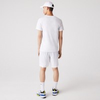 Camiseta Lacoste Sport Transpirable Blanco  Oferta + Barato