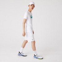 Camiseta Lacoste Sport Transpirable Blanco  Oferta + Barato