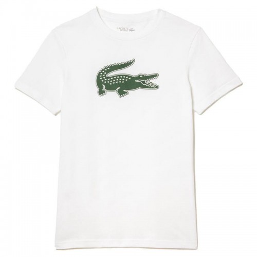 Lacoste Sport Breathable T-Shirt White Green