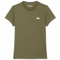 Women''s Lacoste Sport Green Khaki T-Shirt