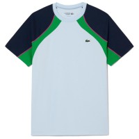 Camiseta Lacoste Ultra Dry Azul Verde  Oferta + Barato