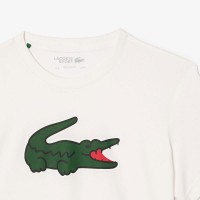 Lacoste Ultra Dry White T-Shirt  Offer + Cheap