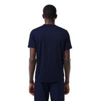 Camiseta Lacoste Ultra Dry Blanco Azul Marino  Oferta + Barato