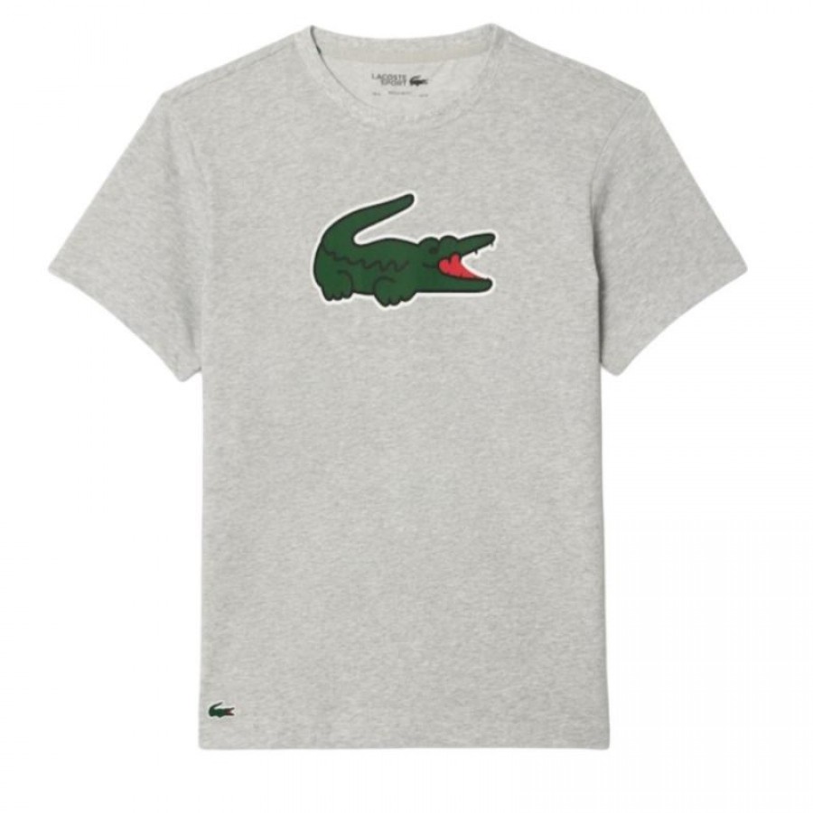 T-Shirt Lacoste Ultra Dry Cinza  Oferta + Barato
