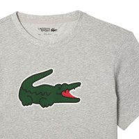 T-Shirt Lacoste Ultra Dry Cinza  Oferta + Barato