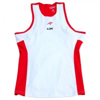 Camiseta Lok A1 Padel Elk Blanco Rojo Mujer  Oferta + Barato