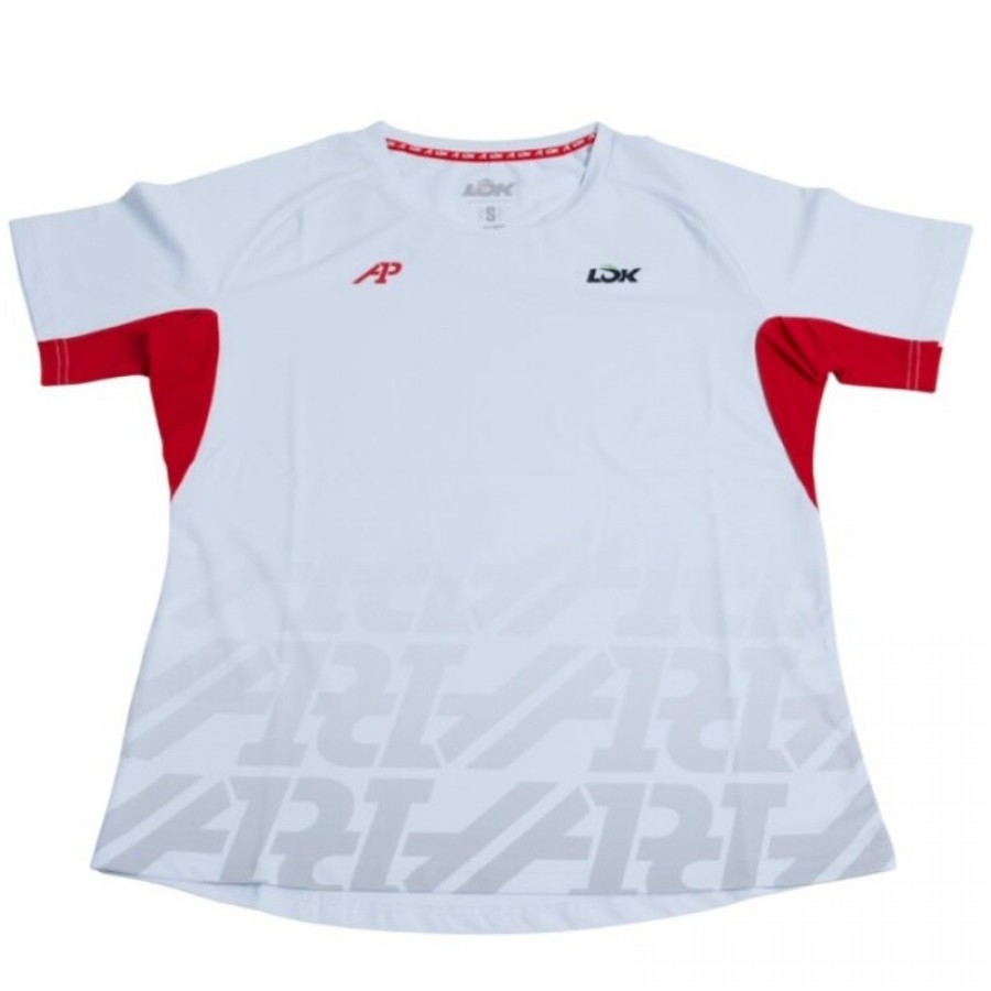 Camiseta Lok A1 Padel Stanish Blanco Mujer  Offer + Cheap