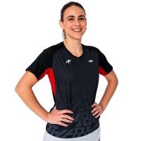 Camiseta Lok A1 Padel Stanish Negro Mujer  Offer + Cheap