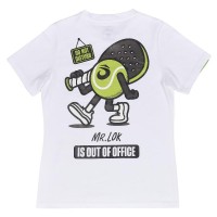 Camiseta Lok Out Of Office Blanco Mujer  Oferta + Barato