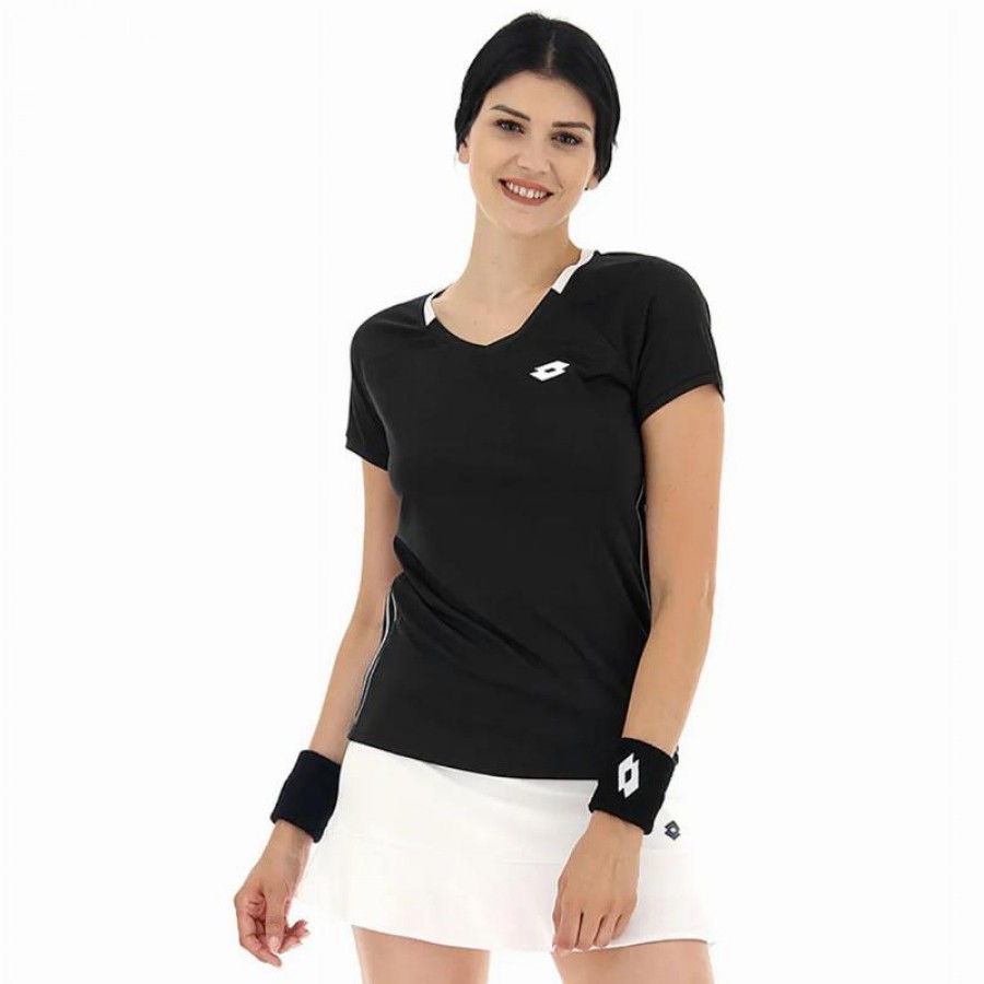 Lotto Squadra II Black White Women''s T-Shirt