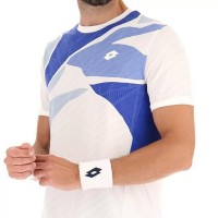 Camiseta Lotto Tech I D2 Branco Gloss Blue  Oferta + Barato