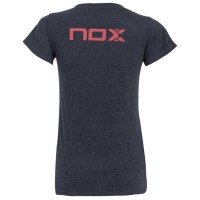 Nox Basic T-Shirt Femme Bleu Marine  Offre - Pas cher