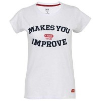 Nox Basic Blanc T-Shirt Femme  Offre - Pas cher