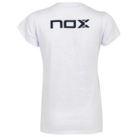 Nox Basic Blanc T-Shirt Femme  Offre - Pas cher