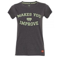 Nox Basic Gris T-Shirt Femme  Offre - Pas cher