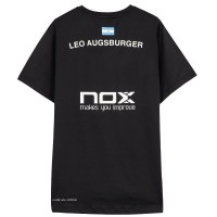 Camiseta Nox Leo Augsburger Sponsors LA10 Negro 2024  Oferta + Barato