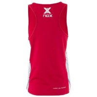Nox Swan Rouge T-Shirt Femme  Offre - Pas cher