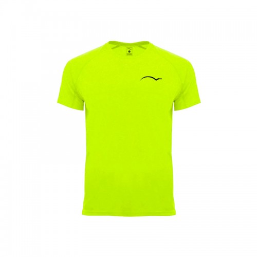 Camiseta Padelpoint Tournament Amarillo Fluor