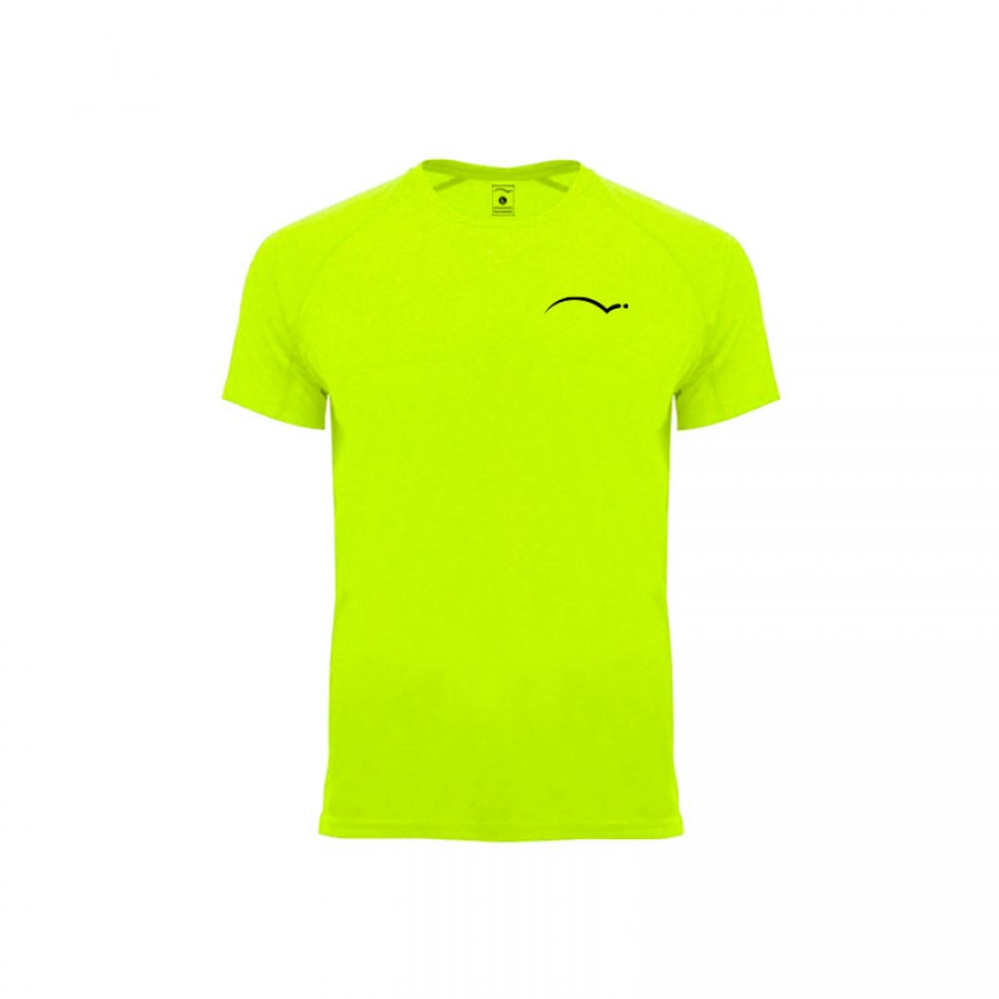 Camiseta Padelpoint Torneio Amarillo Fluor  Oferta + Barato
