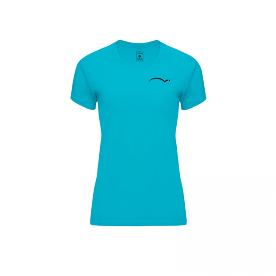 Camiseta Feminina Turquesa do Torneio PadelPoint  Oferta + Barato