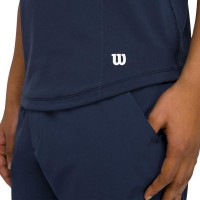 Camiseta Wilson Court Performance Crew Azul Marino  Oferta + Barato