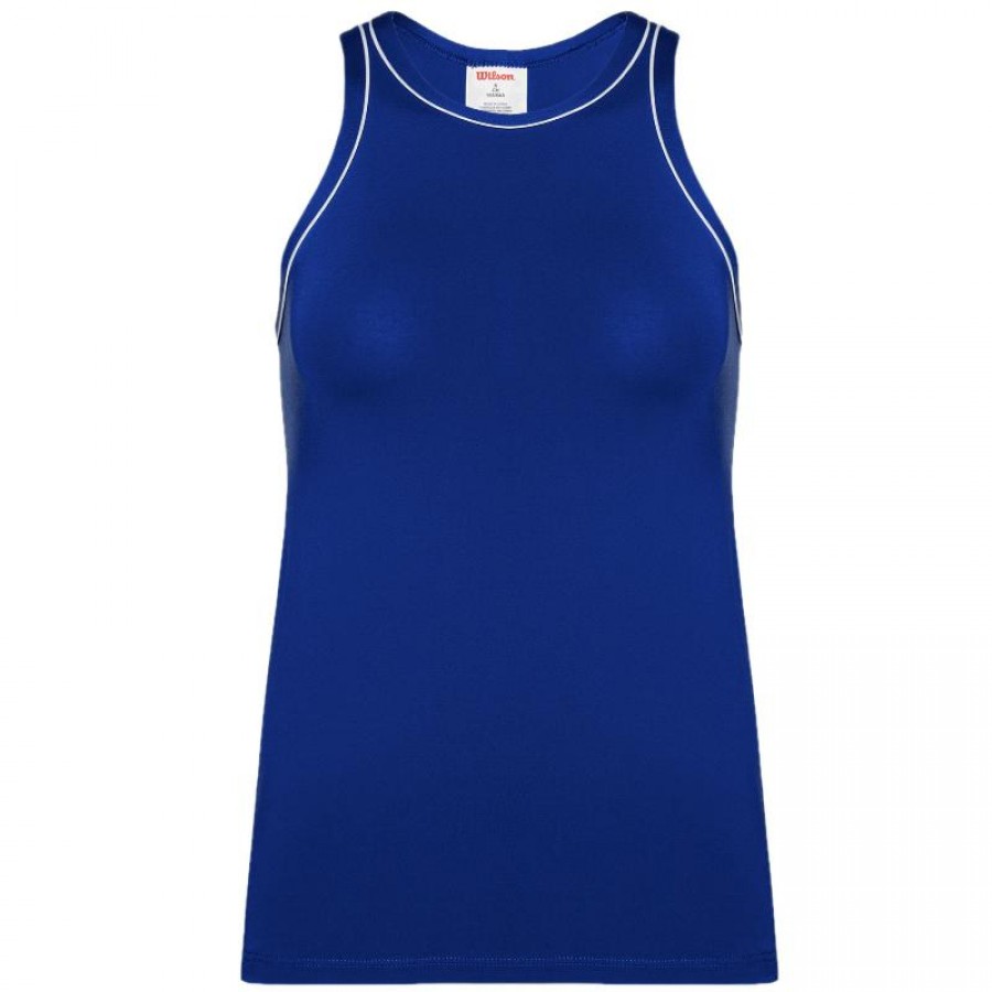 Camiseta Wilson Team Azul Royal Mujer  Oferta + Barato
