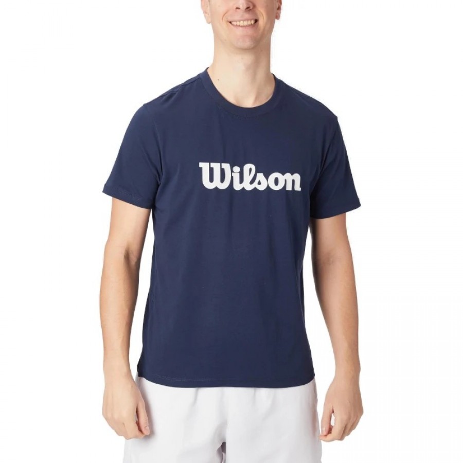 Wilson Team Graphic Navy Blue T-Shirt