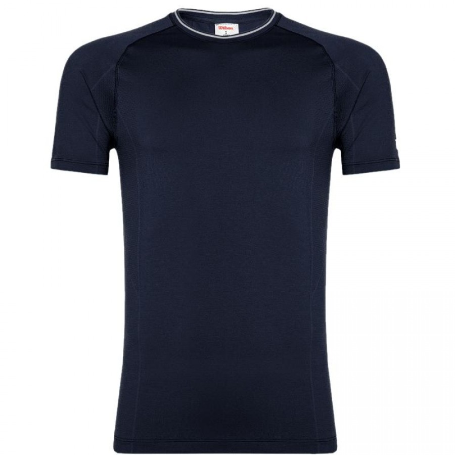 Camiseta Wilson Equipe Seamless Crew Marino  Oferta + Barato