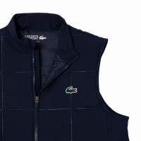 Chaleco Lacoste Regular Fit Azul Marino Mujer  Oferta + Barato