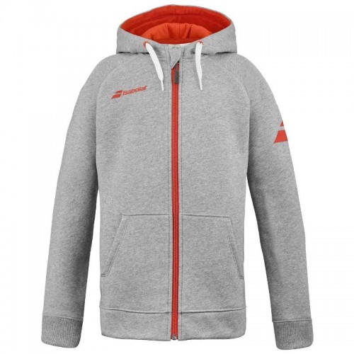 Chaqueta Babolat Exercice Gris Jaspeado Junior