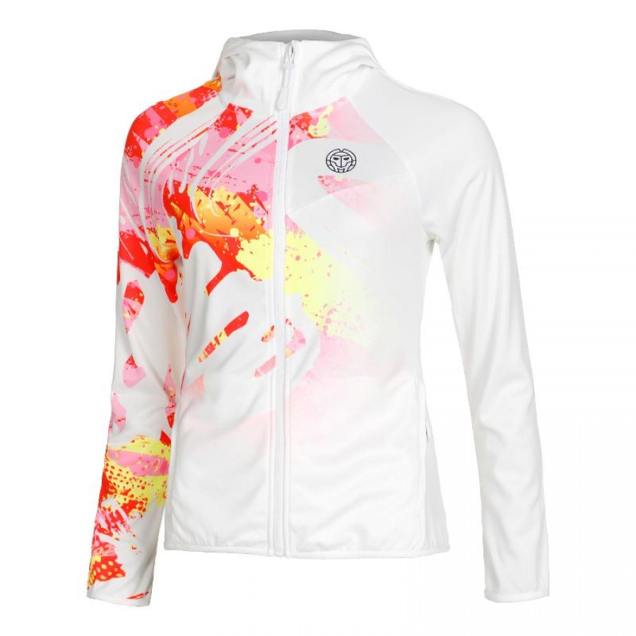 Casaco Bidi Badu Wild Arts Branco Mix Mulher  Oferta + Barato