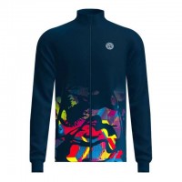 Chaqueta Bidi Badu Wild Arts Printed Azul Oscuro Rojo Mix  Oferta + Barato
