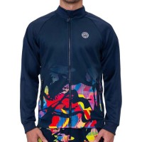 Chaqueta Bidi Badu Wild Arts Printed Azul Oscuro Rojo Mix  Oferta + Barato