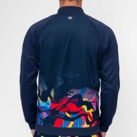 Chaqueta Bidi Badu Wild Arts Printed Azul Oscuro Rojo Mix  Oferta + Barato
