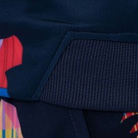 Chaqueta Bidi Badu Wild Arts Printed Azul Oscuro Rojo Mix  Oferta + Barato