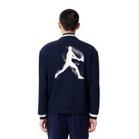 Lacoste Novak Djokovic Navy Blue Jacket  Offer + Cheap