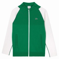 Chaqueta Lacoste Novak Djokovic Verde Blanco  Oferta + Barato