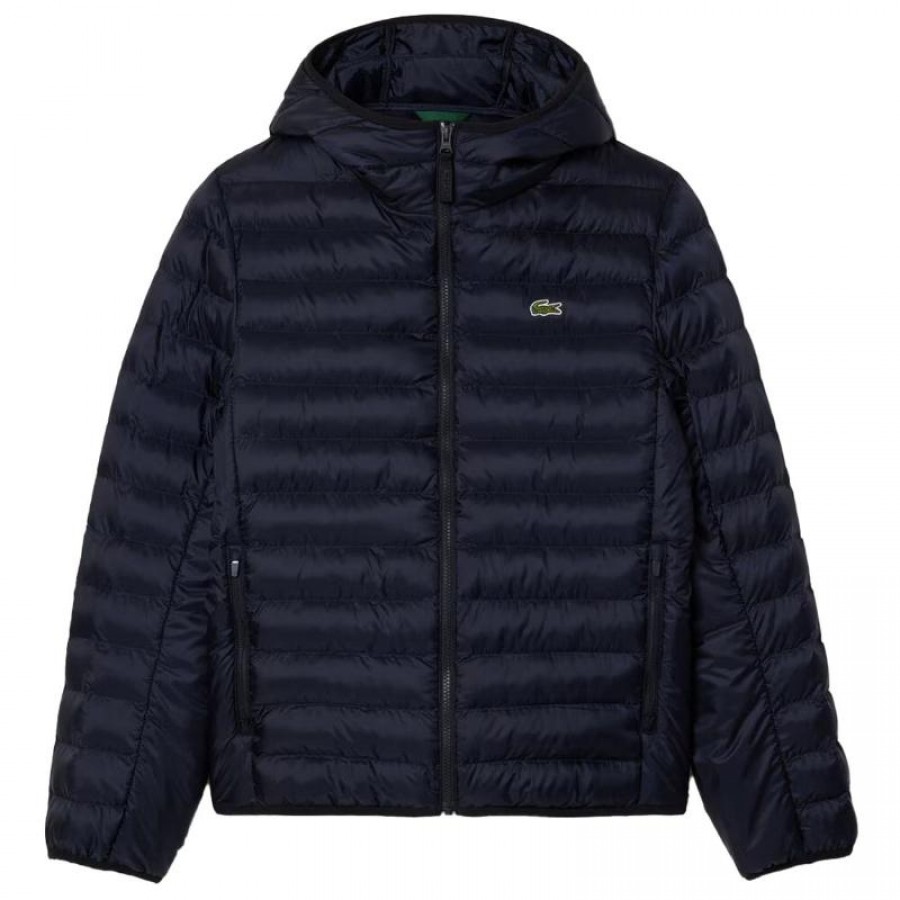 Lacoste Navy Blue Puffer Jacket