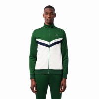 Chaqueta Lacoste Tenis Verde Blanco  Oferta + Barato