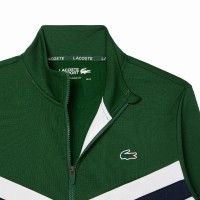 Chaqueta Lacoste Tenis Verde Blanco  Oferta + Barato