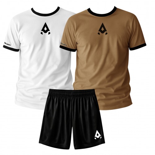 Alacran Branco Selvagem Marrom Conjunto X3