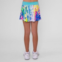 Falda Bidi Badu Melbourne Impresso Wavy Aqua Mix Junior  Oferta + Barato
