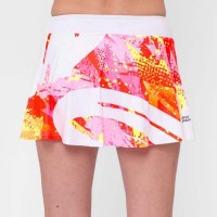 Falda Bidi Badu Wild Arts Printed Wavy Blanco Mix  Oferta + Barato