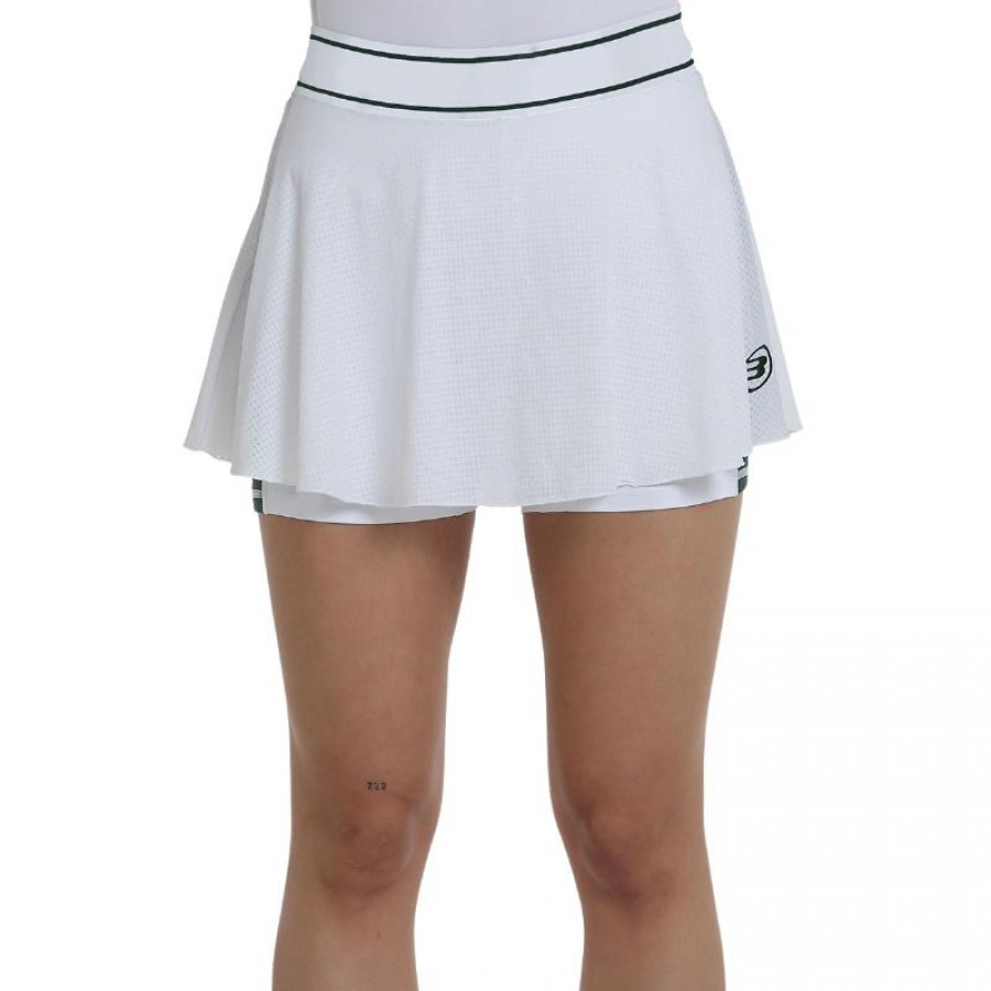 Bullpadel Laza White Skirt  Offer + Cheap