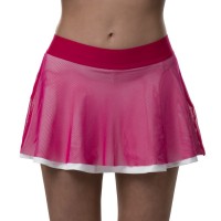Falda Drop Shot Azalea Rosa Blanco  Offer + Cheap