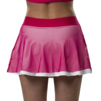 Falda Drop Shot Azalea Rosa Blanco  Offer + Cheap