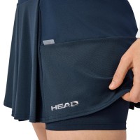 Falda Head Performance Azul Marino Plata  Offer + Cheap