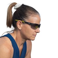 Lunettes addictives Cata Tenorio Javea C9 Noires Jaunes