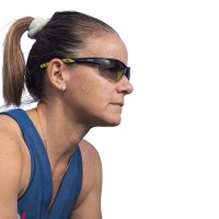 Lunettes addictives Cata Tenorio Javea C9 Noires Jaunes