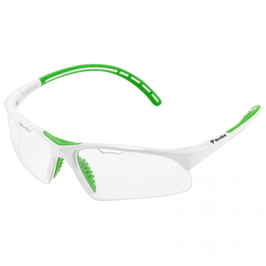 Tecnifibre Squash Glasses White Green  Offer + Cheap